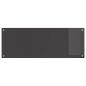Preview: ARDEBO.de - Küchenrückwand Dunkelgrau 110x40x0,6 cm aus Temperglas