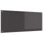 Preview: ARDEBO.de - Küchenrückwand dunkelgrau 120x50x0,6 cm Hartglas