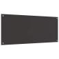 Preview: Küchenrückwand dunkelgrau 120x50x0,6 cm Hartglas