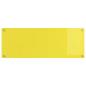 Preview: Küchenrückwand Gelb 110x40x0,6 cm Sicherheitsglas