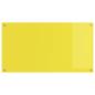 Preview: Küchenrückwand Gelb 110x60x0,6 cm aus gehärtetem Glas