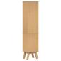 Preview: Badezimmer-Schrank Braun 35x30x159 cm Massivholz Kiefer