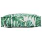 Preview: Outdoor-Kissen Blattmuster Polyester 50 x 12 x 40 cm