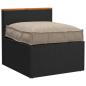 Preview: ARDEBO.de - Palettenkissen für Sitz Taupe 70x70x12 cm Oxford-Stoff