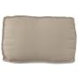 Preview: Kissen Taupe 100% Polyester 70 x 12 x 40 cm