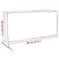 Preview: ARDEBO.de - Kissen Creme Polyester 80 x 12 x 40 cm Kissen Rechteckig