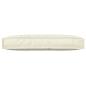 Preview: Kissen Creme Polyester 80 x 12 x 40 cm Kissen Rechteckig