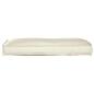 Preview: Outdoor Kissen Creme Polyester 40 x 40 x 12 cm Abnehmbare Bezüge