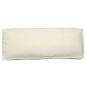 Preview: Outdoor Kissen Creme Polyester 40 x 40 x 12 cm Abnehmbare Bezüge