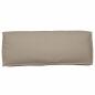 Preview: Outdoor Kissen Taupe Polyester 40 x 40 x 12 cm