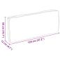 Preview: Kissen Anthrazit 120 x 50 x 12 cm Oxford-Stoff