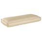 Preview: Kissen Oxford-Stoff Beige 120 x 50 x 12 cm