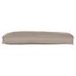 Preview: Außenkissen Taupe Polyester 100 x 40 x 8 cm Langlebig