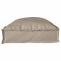 Preview: Außenkissen Taupe Polyester 100 x 40 x 8 cm Langlebig