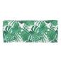 Preview: ARDEBO.de - Außenkissen Grün Polyester 100 cm x 40 cm x 8 cm Blattmuster