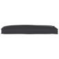 Preview: Outdoor-Kissen Schwarz Polyester 110 x 40 x 8 cm Kissen