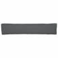 Preview: Bankkissen Anthrazit Polyester 200x40x8cm Palettenkissen