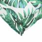 Preview: ARDEBO.de - Gartenkissen Blättermuster Baumwolle Groß Modern Rechteckig