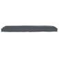 Preview: Palettenkissenset 2 stk. Oxford-Stoff Anthrazit 150 x 40 x 8 cm