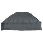 Preview: Palettenkissenset 2 stk. Oxford-Stoff Anthrazit 150 x 40 x 8 cm