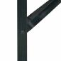 Preview: Bier Tischbein 2 stk. Schwarz 39 x 3 x 75 cm