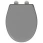 Preview: Toilettensitz Grau 47 x 37 x 4 cm Duroplast