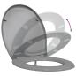 Preview: Toilettensitz Grau 47 x 37 x 4 cm Duroplast