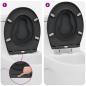 Preview: Familien-Toilettensitz mit Kindersitz Schnellentriegelung Duroplast