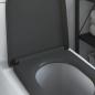 Preview: Schnellverschluss Toilettensitz mit sanfter Schließung Duroplast Anthrazit