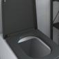 Preview: ARDEBO.de - Toilettensitz mit Schnellverschluss und sanftem Schließen Duroplast Anthrazit