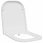 Preview: Quick Release Toilettensitz mit sanftem Schließen Duroplast Weiß
