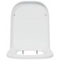 Preview: Quick Release Toilettensitz mit sanftem Schließen Duroplast Weiß