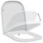 Preview: Quick Release Toilettensitz mit sanftem Schließen Duroplast Weiß