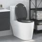 Preview: ARDEBO.de - Quick Release Toilettensitz mit sanftem Schließen Duroplast Anthrazit