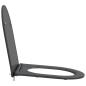 Preview: Toilettensitz Anthrazit 47 x 36 x 3,4 cm Duroplast