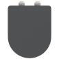 Preview: Toilettensitz Anthrazit 47 x 36 x 3,4 cm Duroplast