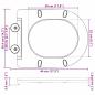 Preview: Schnellverschluss Toilettensitz mit sanftem Schließen - Duroplast, Schwarz