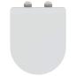Preview: Toilettensitz Weiß 47 x 36 x 3,4 cm Duroplast