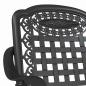 Preview: Gartenstuhl Set 2 Stück Schwarz Gusseisen