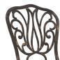 Preview: 3-teiliges Garten Bistro Set aus bronziertem Gusseisen
