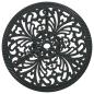 Preview: 3-teiliges Garten Bistro Set Schwarz Gusseisen
