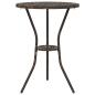 Preview: 3-teiliges Garten Bistro Set Bronze Gusseisen