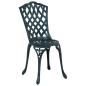 Preview: 3-teiliges Garten Bistro Set Grün Gusseisen