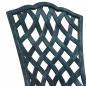 Preview: 3-teiliges Garten Bistro Set Grün Gusseisen