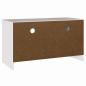 Preview: TV-Schrank ""DRAMMEN"" Weiß 99x43x55 cm Massivholz Kiefer