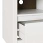 Preview: TV-Schrank ""DRAMMEN"" Weiß 99x43x55 cm Massivholz Kiefer