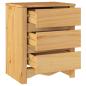 Preview: Nachttisch ""DRAMMEN"" 45x35x56 cm Massivholz Kiefer