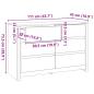 Preview: Kommode ""DRAMMEN"" 111x43x73,5 cm Massivholz Kiefer