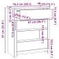 Preview: Kommode ""DRAMMEN"" 76,5x40x91 cm Massivholz Kiefer