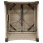 Preview: Relaxsessel mit Kissen Beige Poly-Rattan